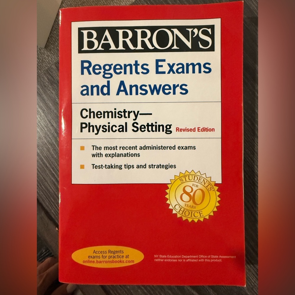 Barron's Red Regents Exams and Answers Book